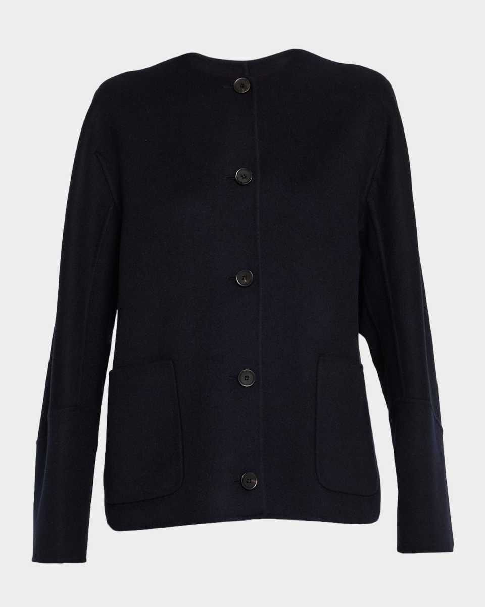 Blaney Double Cashmere Shirt Jacket